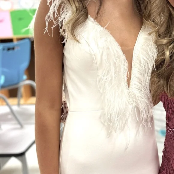 Dresses | Show Stopping Pageant Winning White Formal Dress Size 2 | Poshmark